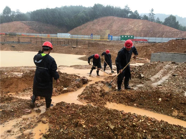 災后清理快速到位,重點項目及時復工——城投集團快速應對災情